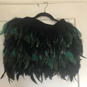 Vintage peacock skirt
